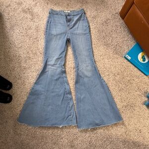 Free People jeans Retro Flare High Waist size 26
